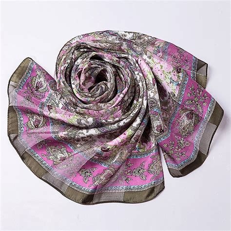 designer silk scarves for women